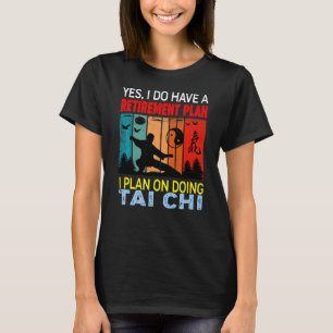 Retro Sunset Slogan Retirement Plan I Plan On Doin T-Shirt