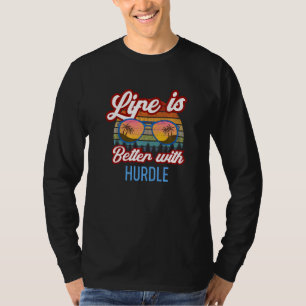 Retro Sunset Slogan With Hurdles T-Shirt