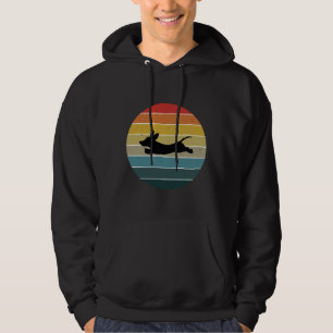 Retro Sunset Style Dachshund Vintage Lover Dachshu Hoodie
