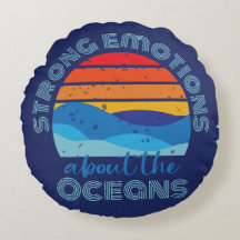 Retro Sunset Waves Ocean Saying