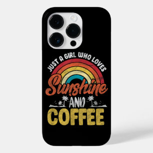 Retro Sunshine and Coffee Lover Case-Mate iPhone 14 Pro Case