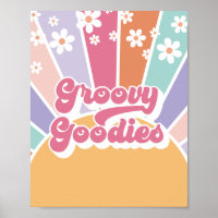 Retro Sunshine Birthday Groovy  Goodies Favour