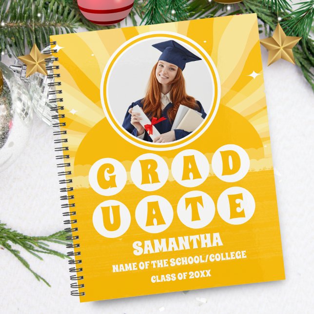 Retro Sunshine Photo Graduation Planner (Creator Uploaded)