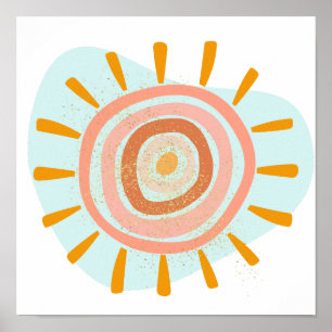 Retro sunshine, poster