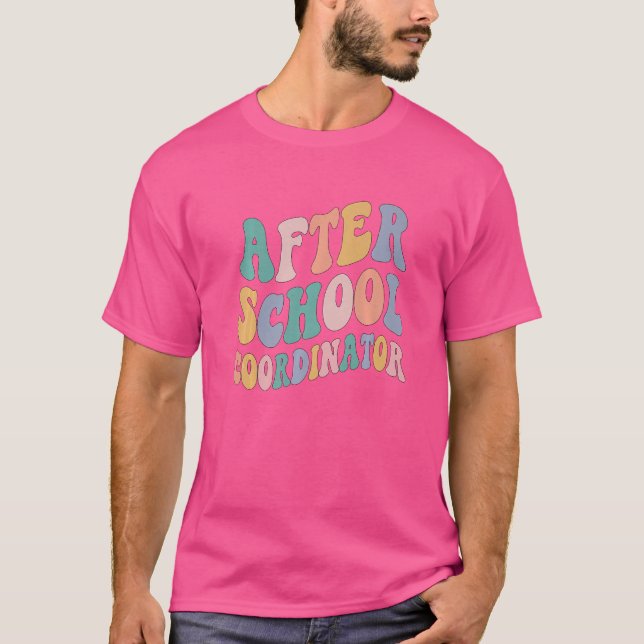 Retro Support Squad Back To School After School Co T-Shirt (Front)