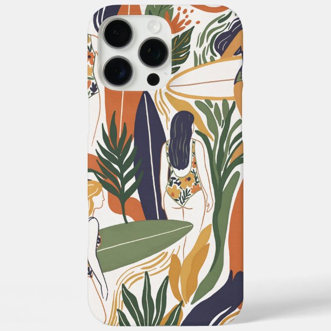 Retro Surf Club Case-Mate iPhone Case (Back)