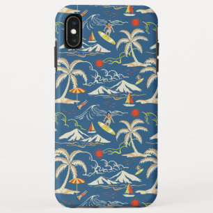 Retro Surf Tropical Pattern Case-Mate iPhone Case