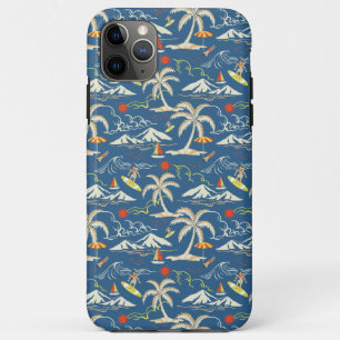 Retro Surf Tropical Pattern Case-Mate iPhone Case