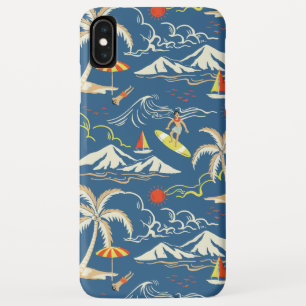 Retro Surf Tropical Pattern Case-Mate iPhone Case