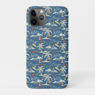 Retro Surf Tropical Pattern Case-Mate iPhone Case