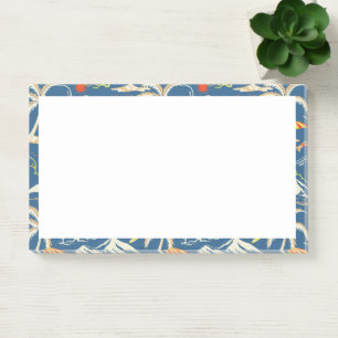 Retro Surf Tropical Pattern Post-it Notes