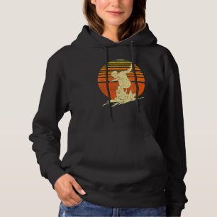 Retro Surfer Surfboard Water Sport Waves Surfing 1 Hoodie