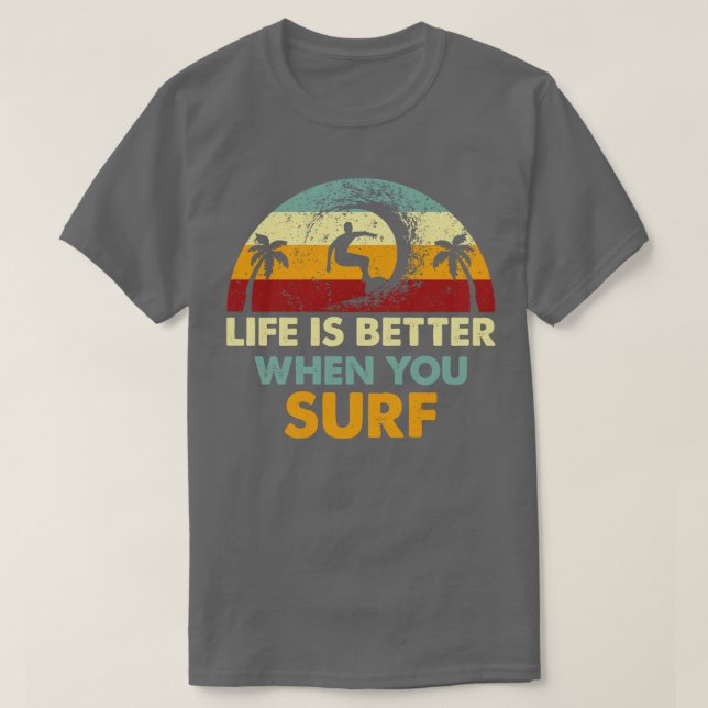 Retro Surfer T-Shirt (Design Front)