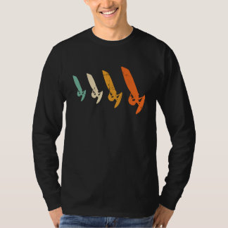 Retro Surfer Vintage Surfer Kitesurfing Windsurfi T-Shirt