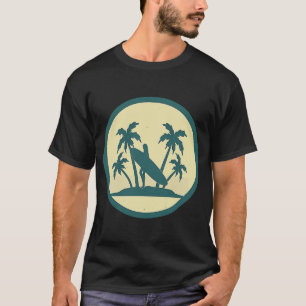 Retro Surfing Beach Vintage Summer Sport T-Shirt