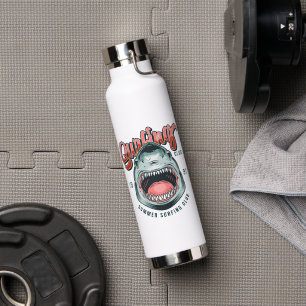 Retro Surfing Club Vintage Graphic Tee Water Bottle