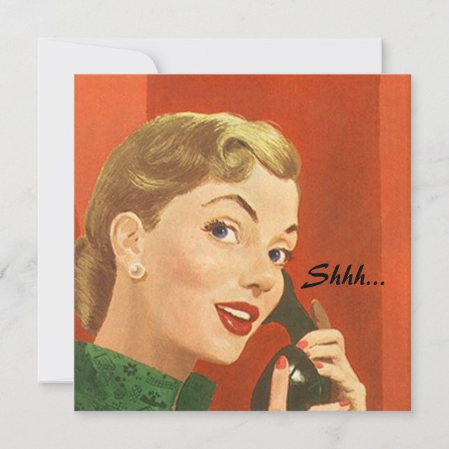 Retro Surprise Party For Any Occasion Invitations (Front)