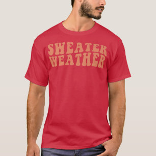 Retro Sweater Weather Autumn Fall Vibes Happy Than