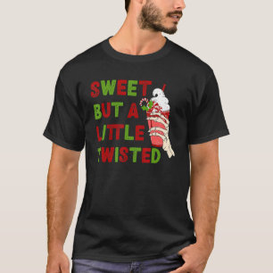 Retro Sweet But A Little Twisted Merry Christmas I T-Shirt