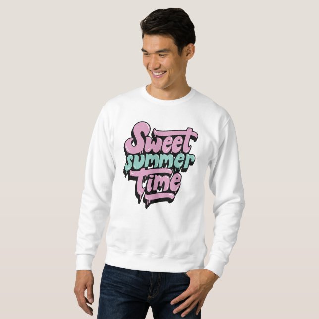 Retro Sweet Summer Time Sweatshirt (Front Full)