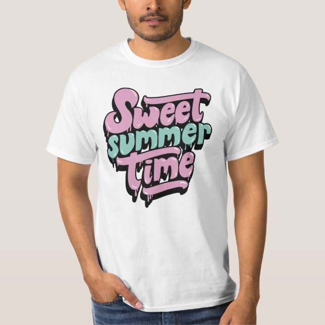 Retro Sweet Summer Time T-Shirt (Front)
