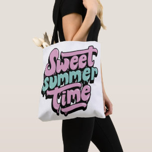 Retro Sweet Summer Time Tote Bag
