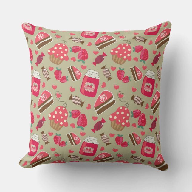 Retro Sweets Cushion (Front)