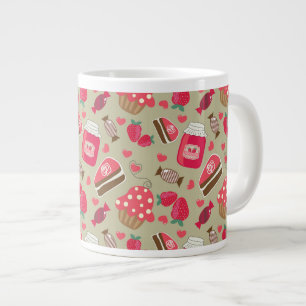 Retro Sweets Large Coffee Mug