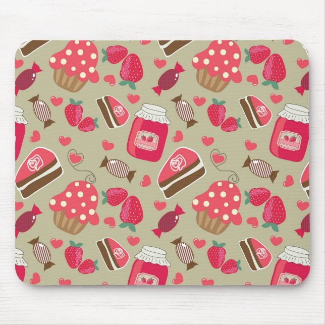Retro Sweets Mouse Pad (Front)