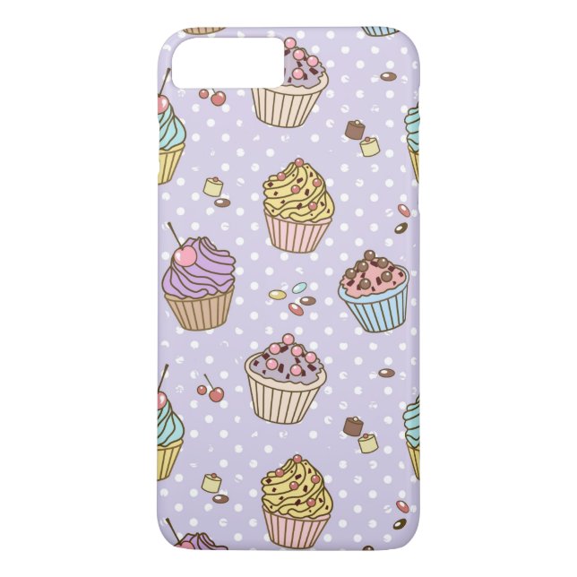 Retro Sweets Pattern Case-Mate iPhone Case (Back)