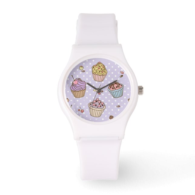 Retro Sweets Pattern Watch (Front)