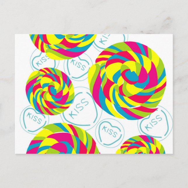 retro sweets postcard (Front)