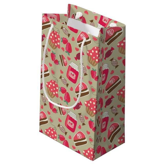Retro Sweets Small Gift Bag (Back Angled)