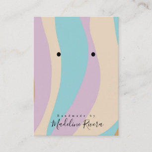 Retro Swirls Artisan Earring Display Cards