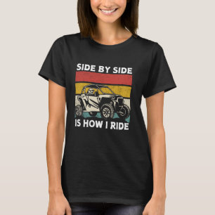 Retro SxS Design For Men Women SxS UTV Side By Sid T-Shirt