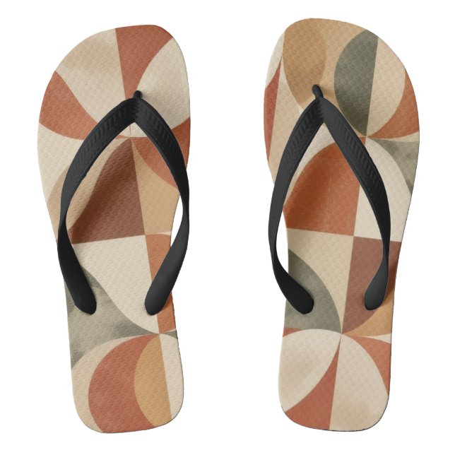 "Retro Symmetry" Jandals (Footbed)