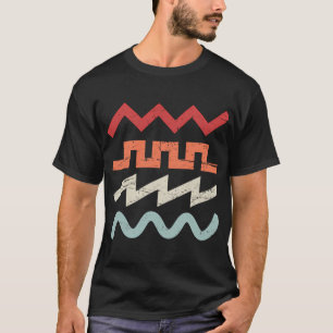 Retro Synth Waveforms T-Shirt
