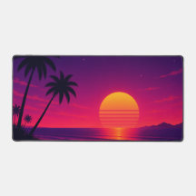Retro Synthwave Sunset