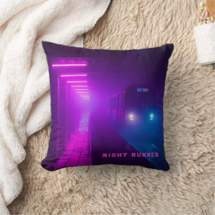 Retro Synthwave Vap Cushion