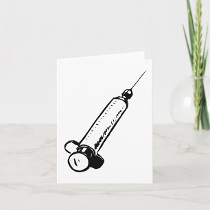 Retro Syringe Card