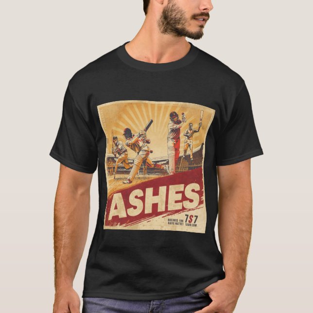 Retro T20 Cricket Fever Tee (Front)