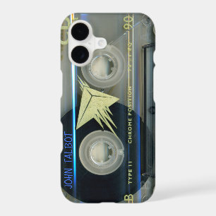 Retro T5 Audiotape mixtape Cassette Name iPC Case-
