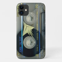 Retro T5 Audiotape mixtape Cassette Name iPC Case-