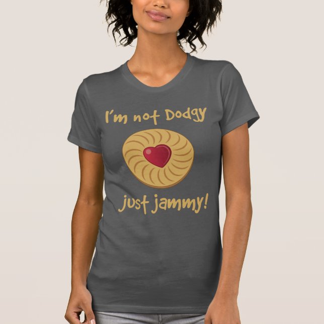 Retro T-Shirt Jammy Dodger Biscuit (Front)