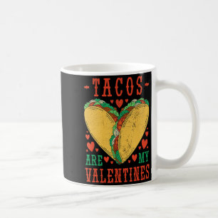 Retro Tacos Are My Valentine Mexican Food Truck  Coffee Mug