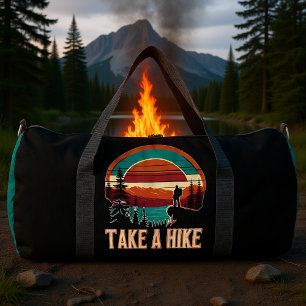 Retro Take A Hike Duffle Bag