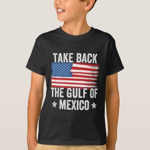 Retro Take Back The Gulf Of Mexico American Flag G T-Shirt