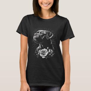 Retro Tattoo Style Mastiff Dog Lover _1 T-Shirt