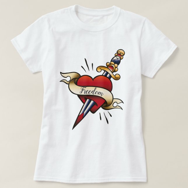 Retro Tattoo T-Shirt (Design Front)