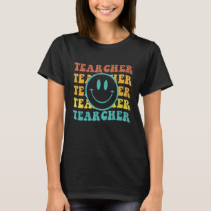 Retro Teacher Inspirational Colourful Elementary S T-Shirt